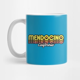 Retro Mendocino California Mug